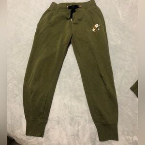 Nike Green Sweat Pants